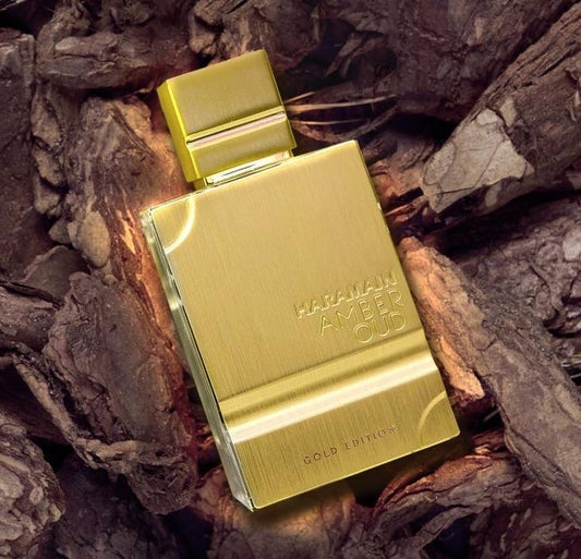 Al HARAMMAIN AMBER OUD GOLD EDITION CAJA LUJO + PERFUME DE BOLSILLO